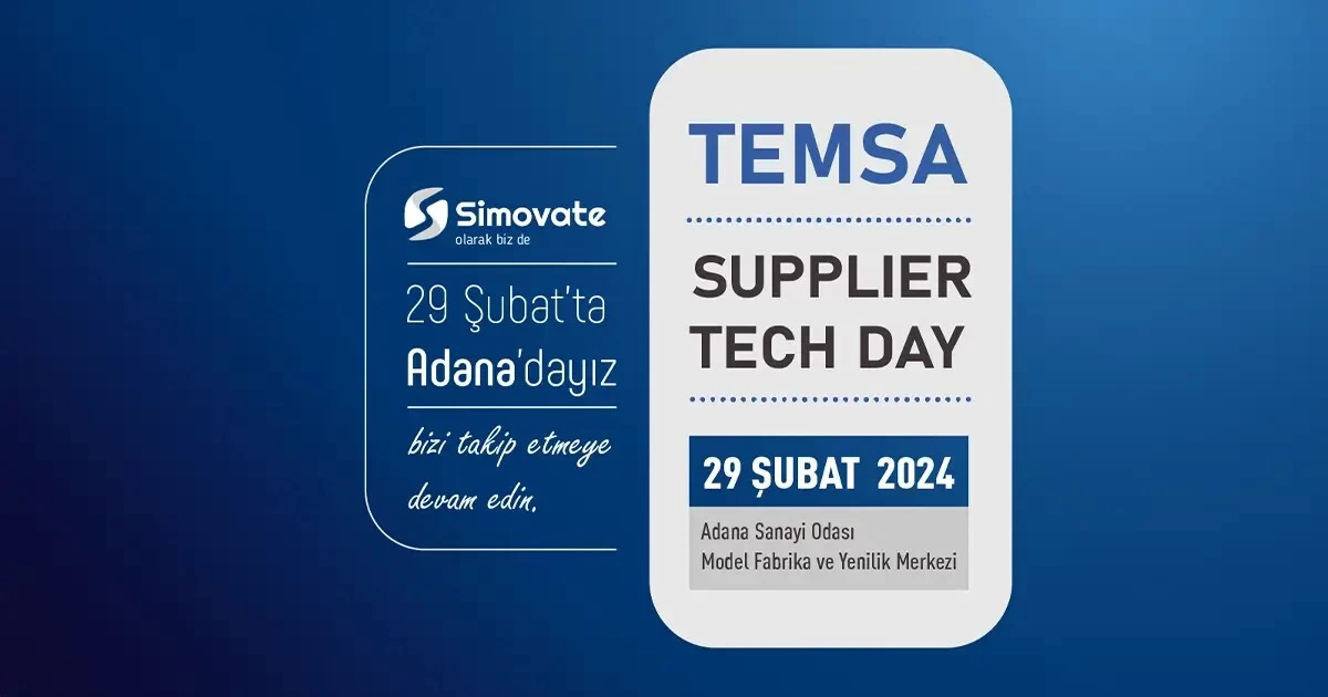 29 Şubat'ta Temsa Supplier Tech Day Adana'dayız!