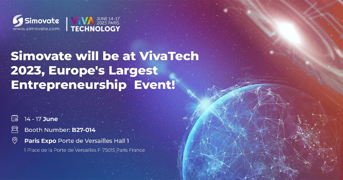 Simovate, Avrupa'nın en büyük girişimcilik fuarı Viva Technology 2023'te olacak